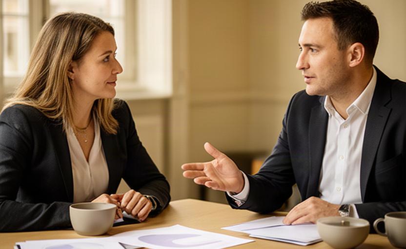 Directeur bespreekt verbeterresultaten met adviseur in Gelderland